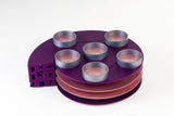 The Zelig spiral Seder Plate