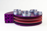The Zelig spiral Seder Plate