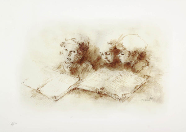 Malla Carl - Children learning in Chaider