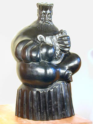 King David and Harp by Danny Kafri