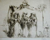 Malla Carl - Chassidic Ketubah Etching