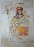 Malla Carl - King Solomon with Lions
